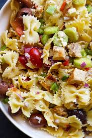 This salad comes together quickly and easily with simple ingredients, many of which you probably already have on hand. Greek Chicken Pasta Salad Recipe Add A Pinch