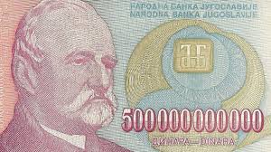Резултат слика за инфлаторне новчанице Југославије из 1994. године