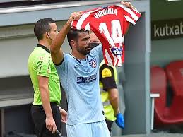 Diego costa ends goal drought but atletico are still in trouble. Touching Tribute From Atletico Madrid S Diego Costa Football Gulf News