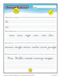 Cursive M Letter M Worksheets For Handwriting Practice Cursive Practice Cursive Writing Worksheets Handwriting Practice Worksheets
