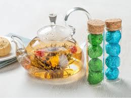 Buy beautifully decorated, trendy, custom and handmade glass flowering teapot at alibaba.com. Blooming Tea Flowers Teapot Set Flower Pot Tea Company The Grommet