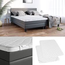 Matratzen concord wirbt mit zahlreichen verschiedenen matratzen in den unterschiedlichsten preisklassen. Vitalispa Matratzenschoner 140x200 Topper Matratzen Auflage Weiss Boxpspringbett Norma24