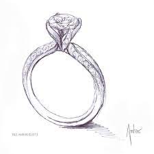 Bez Ambar Design Hand Drawing 5 Jewellery Sketches Wedding Ring Drawing Jewelry Illustration