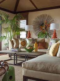 Contemporary Family Room By Henderson Design Group Tropical Living Room Tropical Home Decor House Interior