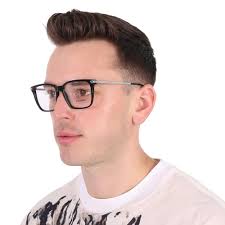 BURBERRY Eyeglasses BE 2378 3001 Ellis Black at Amazon Men's Clothing store