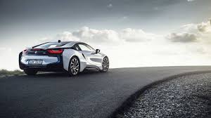 Bmw I8 Rear View Road 4k Road Rear View Bmw I8 Bmw I8 Car Wallpapers Bmw