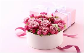 Many aspects of flowers gifting go toward favor apropos of bangkok florists if not their continuous efforts to bid come the buyers in best possible way also support this centuries old tradition. Gift Of Love And Pink Flowers Hd Wallpaper 9 Hd Wallpapers