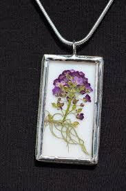 All things with purpose has created this stunning pressed flower petal necklace and it art jewelry elements creates her own spectacular pressed flower beads from clay and in this tutorial she'll also show you how you can recreate your. Flower Jewelry Stained Glass With Dry Pressed Flower Tree Of Life 1523 Flower Resin Jewelry Tree Of Life Jewelry Stained Glass Jewelry