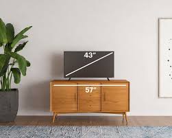 Tv cabinet for living room with price details 2020 | 7' x 7' tv cabinet for hall /dining 2020. How To Find The Best Tv Stand For Your Tv Size Modsy Blog