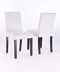 Dining Chairs Set Of 2 Solid Wood Leatherette Parson Chairs White Review Dining Chairs Dining Chairs Buy Dining Chair Set