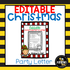 I have recently been put in charge of organizing our department's annual staff christmas party, as our manager is on maternity leave. Class Party Letter Worksheets Teaching Resources Tpt