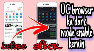 How To Enable Dark Mode Of Uc Browser In 2020 Dark Theme Of Uc Browse Browser Dark Enabling