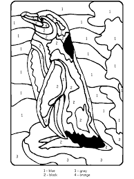 Free Printable Color By Number Coloring Pages Best Coloring Pages For Kids Penguin Coloring Pages Penguin Coloring Coloring Pages
