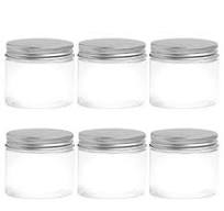 Plastic Jars With Lids, Jar With Lids, Plastic Mason Jar, Storage Containers For Cosmetics, Slime Storage Jars, Desert Containers, Airtight Plastic ...