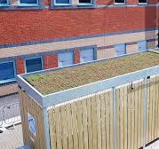 Cubic Green Roof Bike Shelter