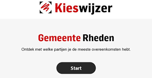 Whoever fills in the kieswijzer of this site may be faced with surprises. Kieswijzer