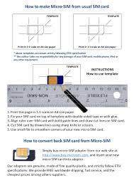 Make certain you have the correct details before editing the apn. How To Turn A Sim Card Into A Micro Card