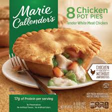 From i5.walmartimages.com add the garlic and onions and saute until starting to soften, 3 to 4 minutes. Marie Callender S Nae Chicken Pot Pies 10 Oz 8 Ct