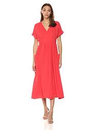 Women S Ingrid Short Sleeve Wrap Midi Dress Wrap Midi Dress Womens Midi Dresses Midi Dress