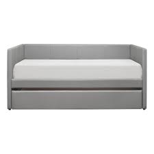 Don't worry, the novogratz vintage upholstered daybed and trundle set has your back! 4949gy Daybed With Trundle