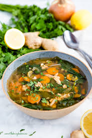 Rub lemon peel mixture under the skin of the chicken thighs. Crock Pot Lemon Ginger Chicken Soup The Busy Baker