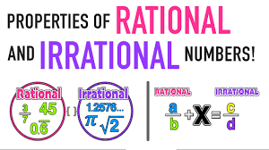 A set of rational numbers involve having integers and fraction; Properties Of Rational And Irrational Numbers Explained Youtube