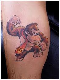 If you want to make a tattoo, look how it looks from other people! Retrotattooideas Tattoo Donkey Kong Tattoo Tattoo Click For More Info Nerdy Tattoos Tattoos Geek Tattoo