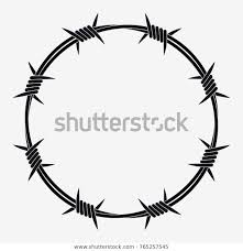 Find Barbed Wire Circle Shape Vector Silhouette Stock Images In Hd And Millions Of Other Royalty Free Stock Barbed Wire Drawing Barbed Wire Tattoos Barbed Wire