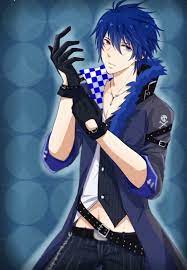 Pin By Gigikah No Roblox On Vocaloid Anime Guy Blue Hair Anime Blue Hair Anime Boy With Blue Hair