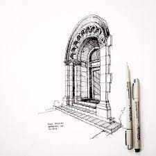I Walked By This Julia Morgan Building In Berkeley Sketch Drawing Architecture Juliamorgan Check Out Dhsketch For More Arqsketch Iarchitectures Arc Architecture Sketchbook Architecture Drawing Architecture Sketch