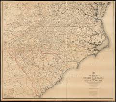 This historical north carolina map collection are from original copies. Post Route Map Of The States Of North Carolina And South Carolina With Adjacent Parts Of Georgia Tennessee Kentucky West Virginia And Virginia Digital Commonwealth