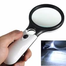 3 Led Light 45x Handheld Magnifier Reading Magnifying Glass Lens Jewelry Loupe 602668552367 Ebay