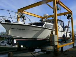 Fulks in his garage in 1989. European Marine Services Ltd