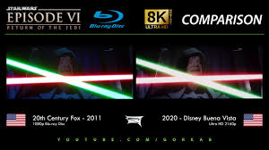 Star wars épisode vi : Blu Ray Versus Star Wars Episode Vi Le Retour Du Jedi 2011 Vs 2020 Comparatif 8k Ultra Hd Youtube