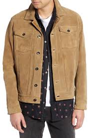 Shop the new 7 for all mankind coats & jackets range online at milanstyle.com. Treasure Bond Suede Trucker Jacket 174 Nordstrom Lookastic