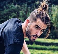 Ponytail Hairstyles For Men Long Curly Hair Men Long Straight Hair With Beard Long Hairstyles For Men Long Curly Hair Men Curly Hair Men Man Bun Hairstyles