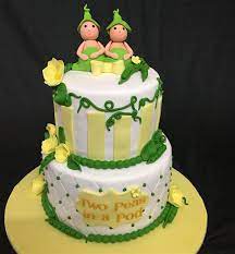 Twin Baby Shower Cakes Baby Shower Cakes Shower Cakes Twin Baby Shower Cake