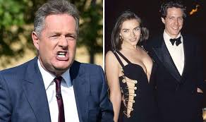 Elizabeth hurley hits back at critics of snow photoshoot after piers morgan's 'creepy' comment. Piers Morgan In Fresh Swipe At Liz Hurley As He Vows To Deport Her Whiny Ex Hugh Grant Celebrity News Showbiz Tv Express Co Uk