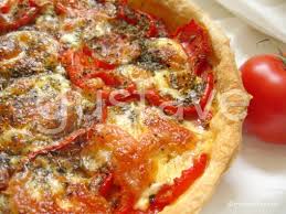 Tarte A La Tomate Et A La Mozzarella La Recette Tarte Tomate Tomates Mozzarella
