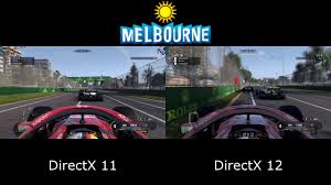 F1 2018 DirectX 11 vs DirectX 12 Performance Benchmark YouTube