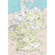Physische Karte Deutschland A4 Format Kostenlos Vektor Simplymaps De Karte Deutschland Landkarte Deutschland Karten