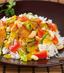 Zucchini Curryreis Mit Gebratenen Garnelen Rezept Tegut