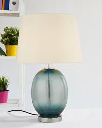 Ada Teal Glass Table Lamp Ambrose Wilson Choose from contactless same day delivery, drive up and more.