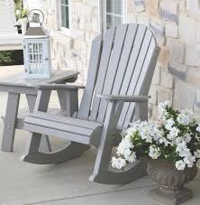 The Lcc 115 Adirondack Fanback Rocking Chair Has Thick Sturdy Rocking Boards This Outdoor Rocking Chair Ha In 2020 Outdoor Chairs Outdoor Rocking Chairs Porch Chairs