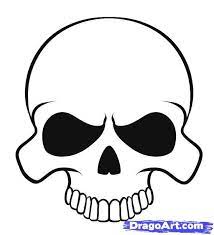Here is an awesome drawing that i did yesterday on a pretty cool skull tattoo. Easy To Draw Skulls How To Draw A Easy Skull Step 8 Skulls Drawing Easy Skull Drawings Skeleton Drawings