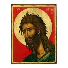 Ο άγιος πορφύριος είδε την αποκάλυψη, είδε τις φοβερές στιγμές που ο άγιος ιωάννης έζησε μέσα στο ιερό σπήλαιο. Agios Iwannhs O Prodromos 20 X 15