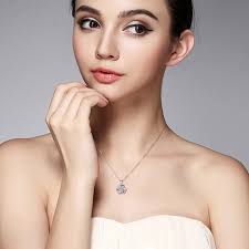 B.Catcher Women Jewellery Eternal Love Necklaces 925 Sterling Silver Cubic  Zirconia Knot Pendant,18inch : Amazon.co.uk: Fashion