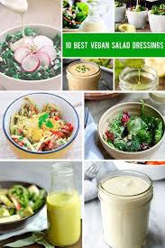10 Best Vegan Salad Dressings You Can Make In 5 Minutes Vegan Salad Dressing Vegan Salad Best Vegan Salads