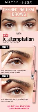Fill In And Shape Eyebrows With This Must Have Mechanical Eyebrow Pencil Also Discover More Of Total Temptation May Eyebrow Makeup Brow Makeup Natural Brows