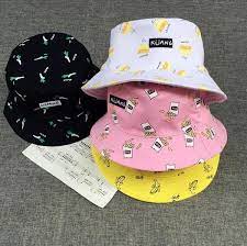 Panama Bucket Cap Cartoon Banana Graffiti Bucket Hat Bucket Hat Outfit Jugend Mode Outfits Mode Hute